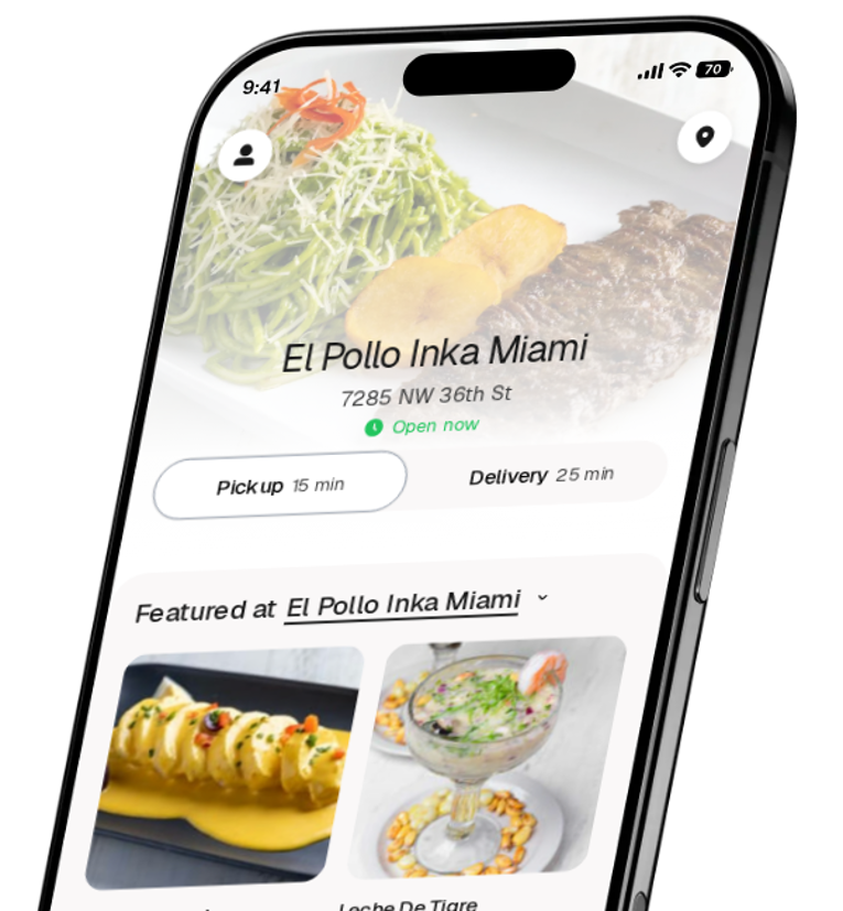 El Pollo Inka Miami app preview