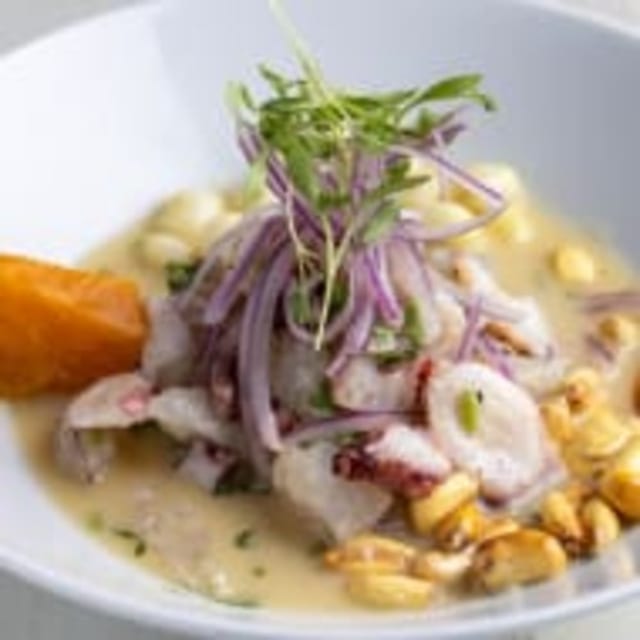 Ceviche Pescado Y Pulpo Clasico.