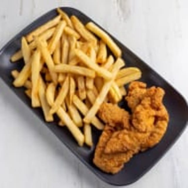 Chicken Tenders & French Fries.